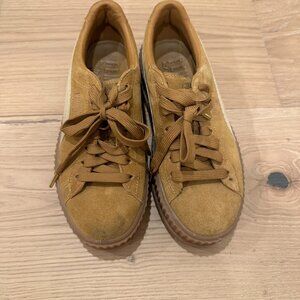 Rihanna x Puma Creeper Sneakers – Camel Suede – Size 8